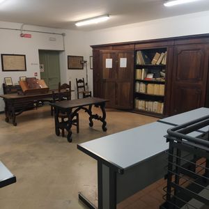 La sala Topino della Sezione di Archivio di Stato di Foligno