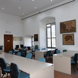 La sala di studio della Sezione di Archivio di Stato di Spoleto