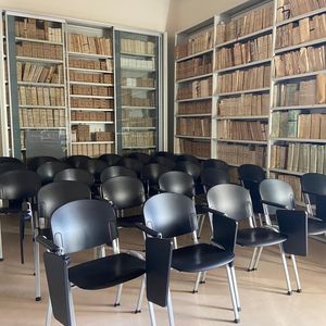 L'aula didattica della Sezione di Archivio di Stato di Assisi