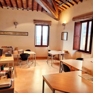 La sala di studio della Sezione di Archivio di Stato di Assisi