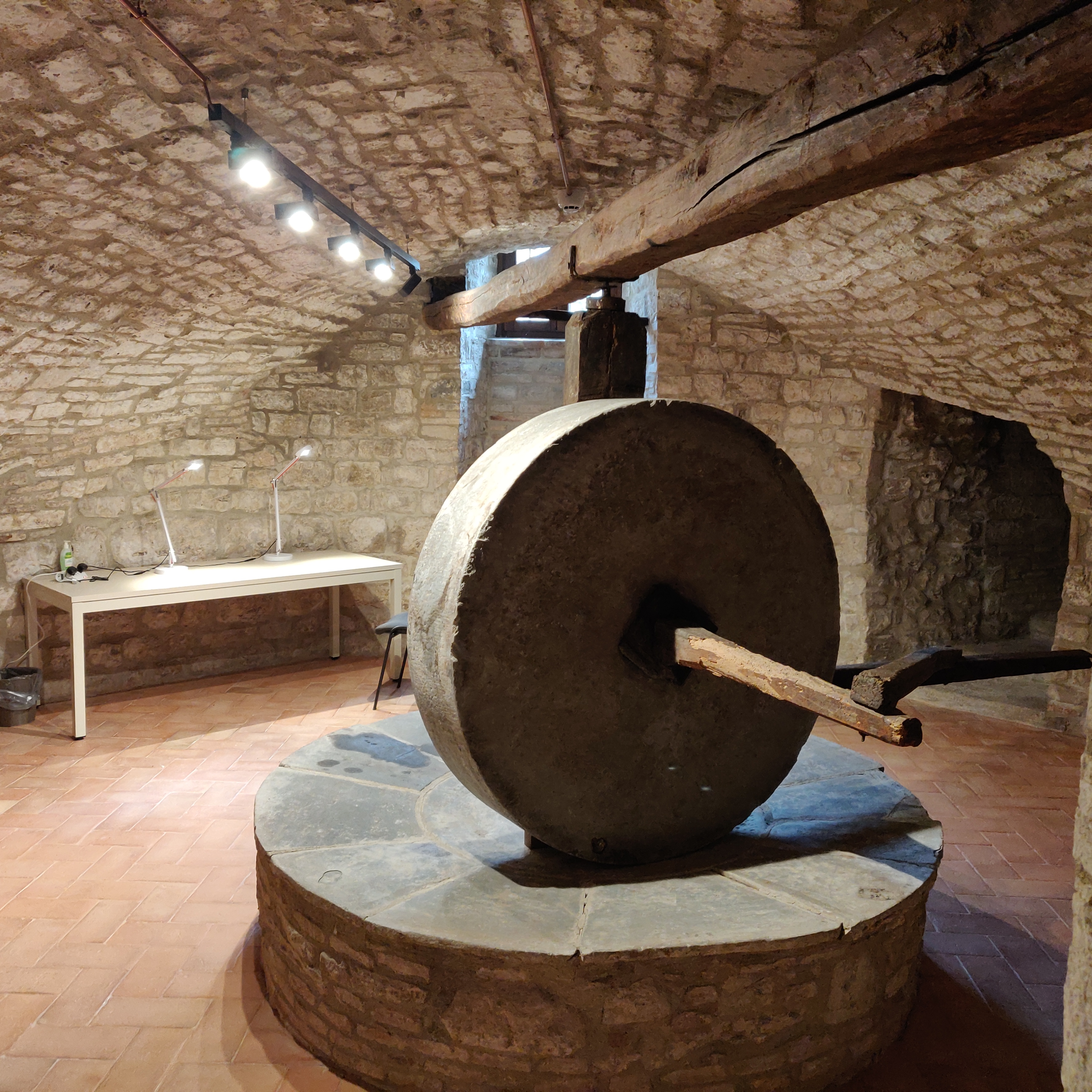 La sala di studio della Sezione di Archivio di Gubbio